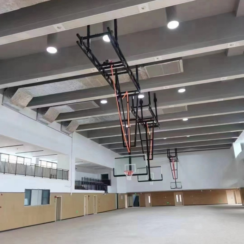 怀化市壁挂篮球架升降篮球架 - 方案